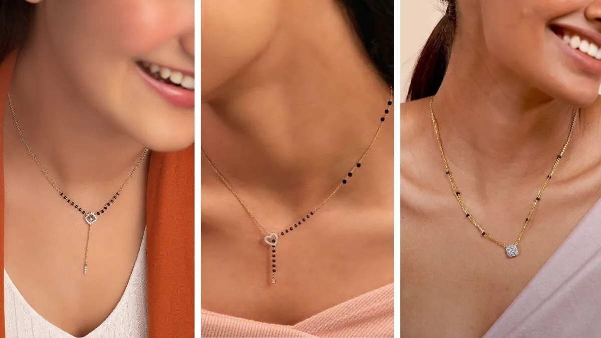 light weight mangalsutra designs for daily wear