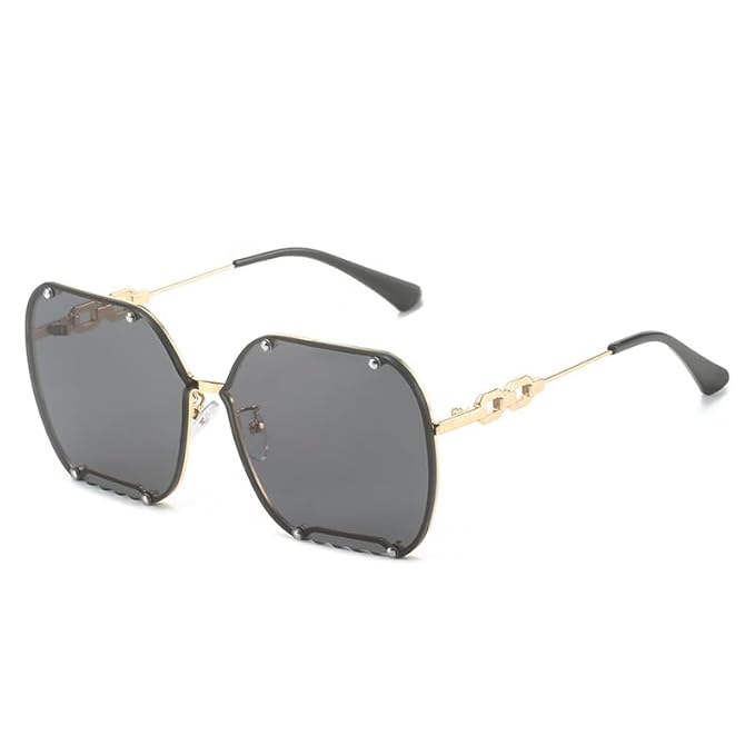 Vintage Metal Frame Sunglasses for Women