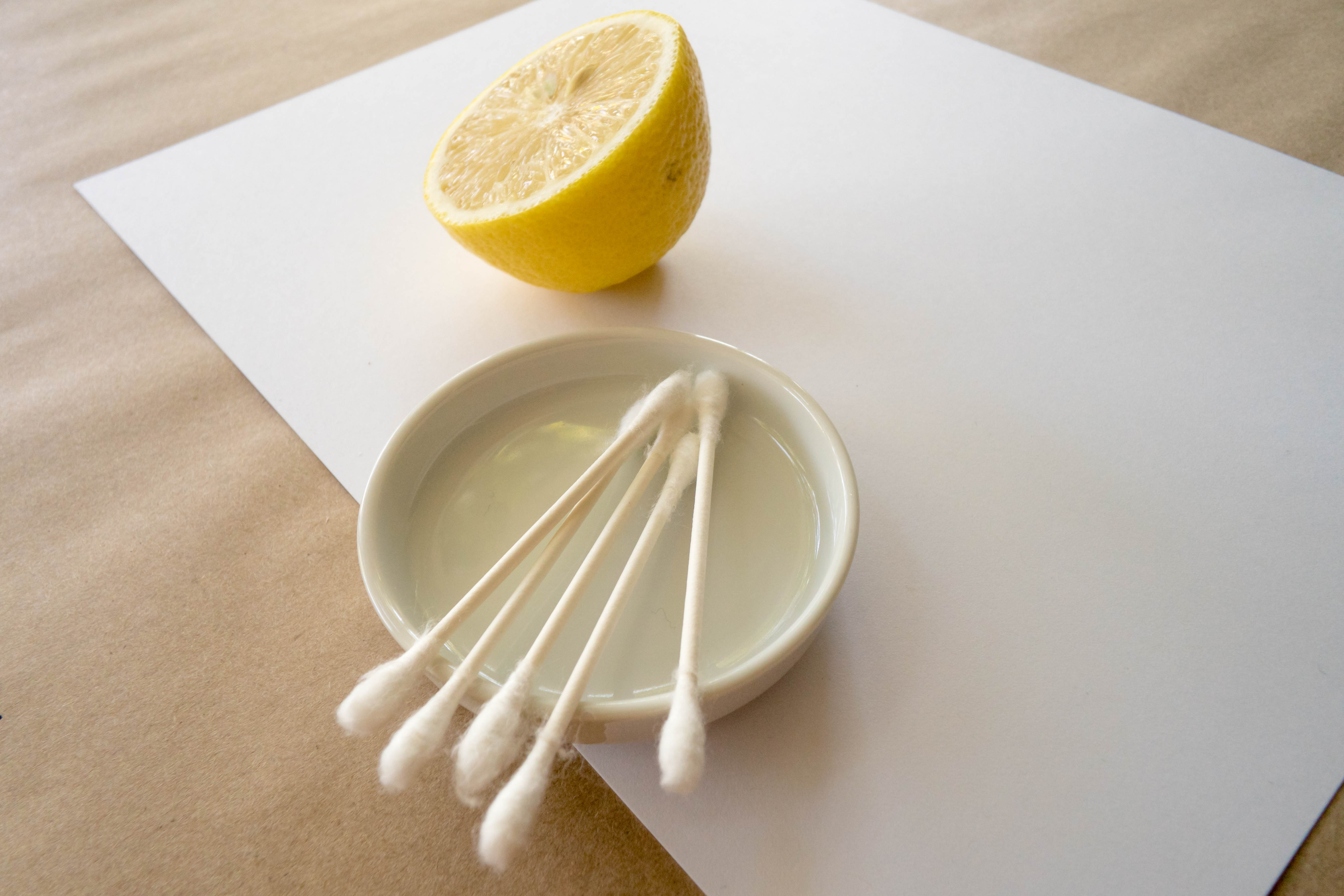 Invisible Ink with Lemon Juice