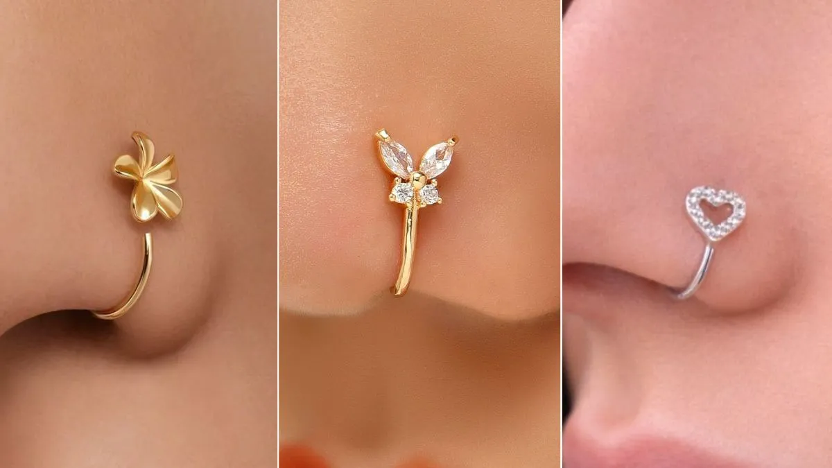 Hoop Nose Ring Ke Designs: हर आउटफिट्स पर चार चांद लगा देंगी ये हूप नोज ...