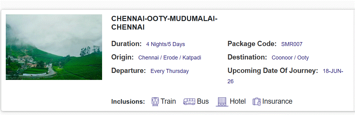 South India tour packages