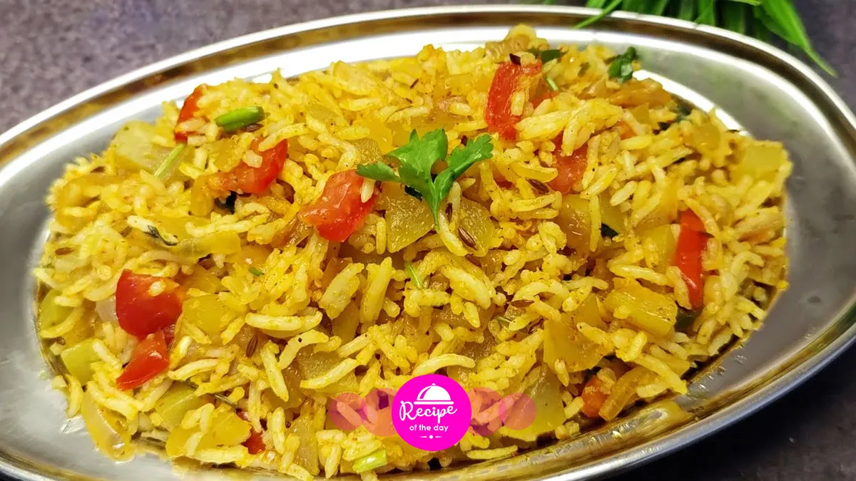 Lauki Rice recipe