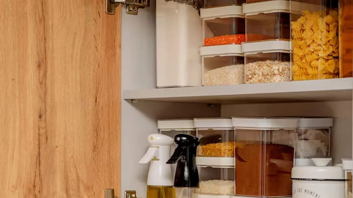 DIY kitchen organization