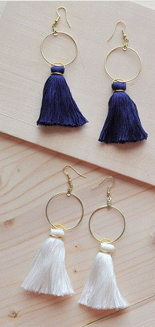 tassel earrings