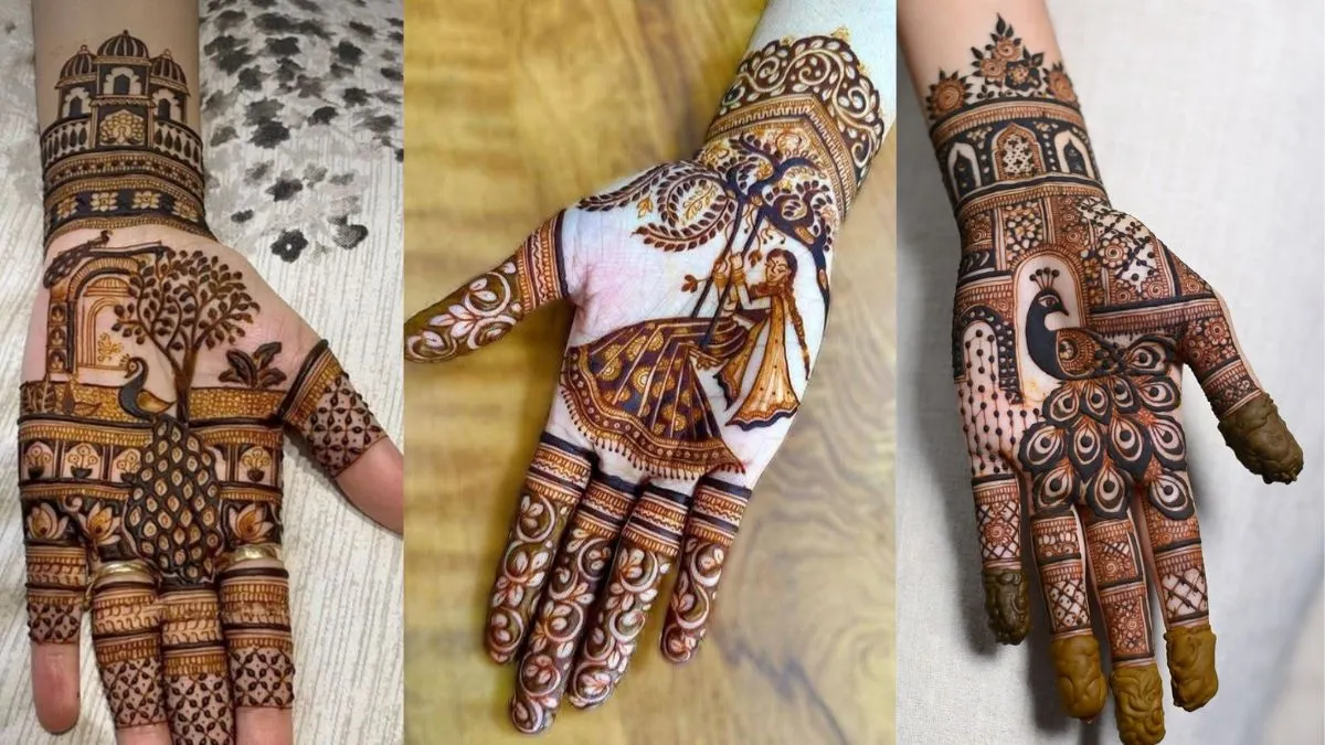 sawan mehndi designs