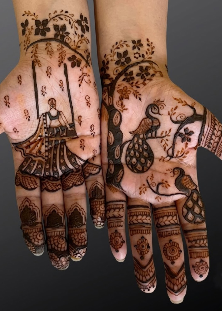 sawan mehndi design (5)