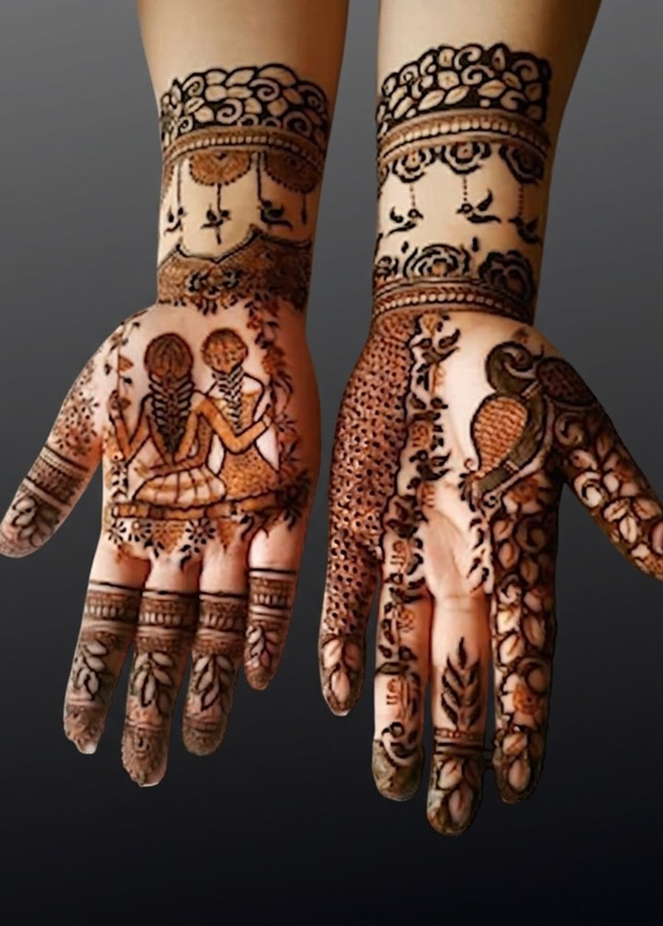 sawan mehndi design