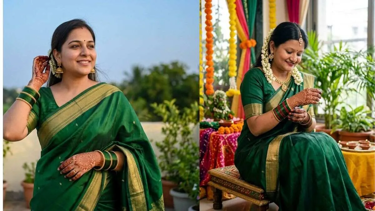 Hariyali Teej पर इन 5 AI Prompts से बनाएं खूबसूरत तस्वीरें, ऐसे बनाएं ट्रेडिशनल फोटो