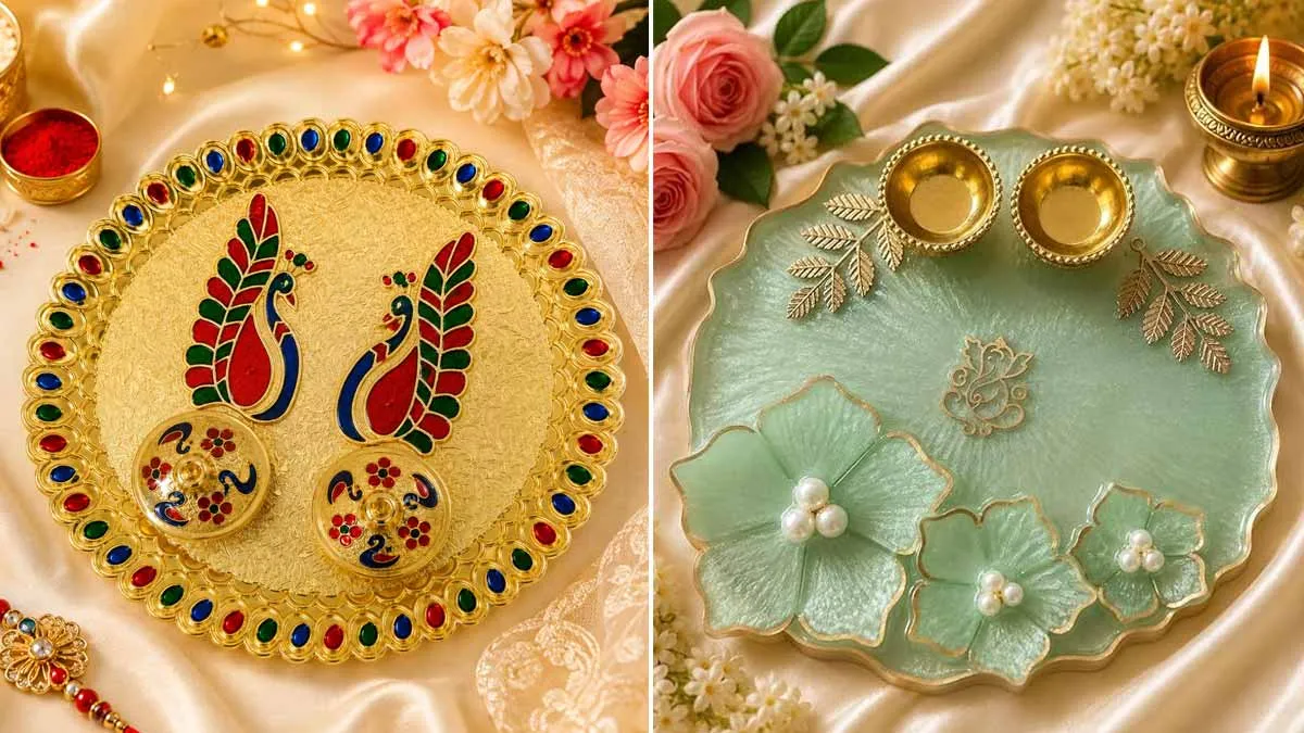 Decorative Rakhi Pooja Thali 2026 Rakhi Puja decorative-rakhi-pooja-thali-2026-rakhi-puja