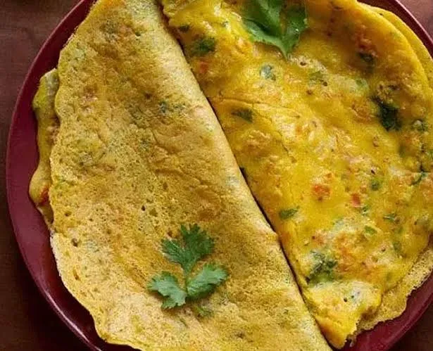 sooji besan chilla