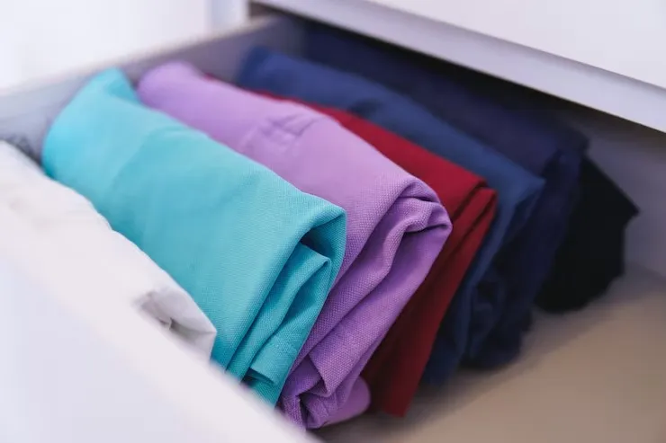 space saving clothes folding