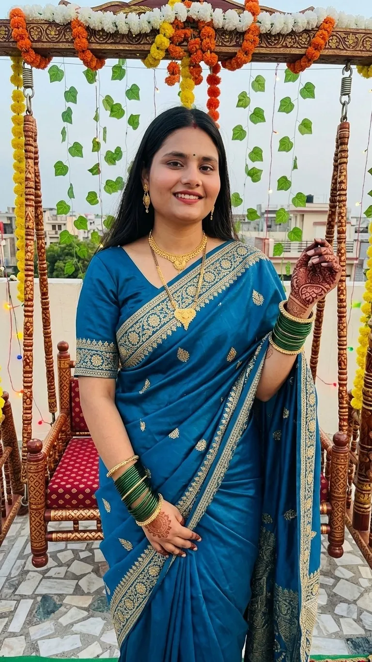 Hartalika Teej Gemini AI Photo
