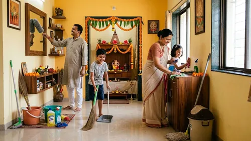 Ganesh Chaturthi cleaning tips