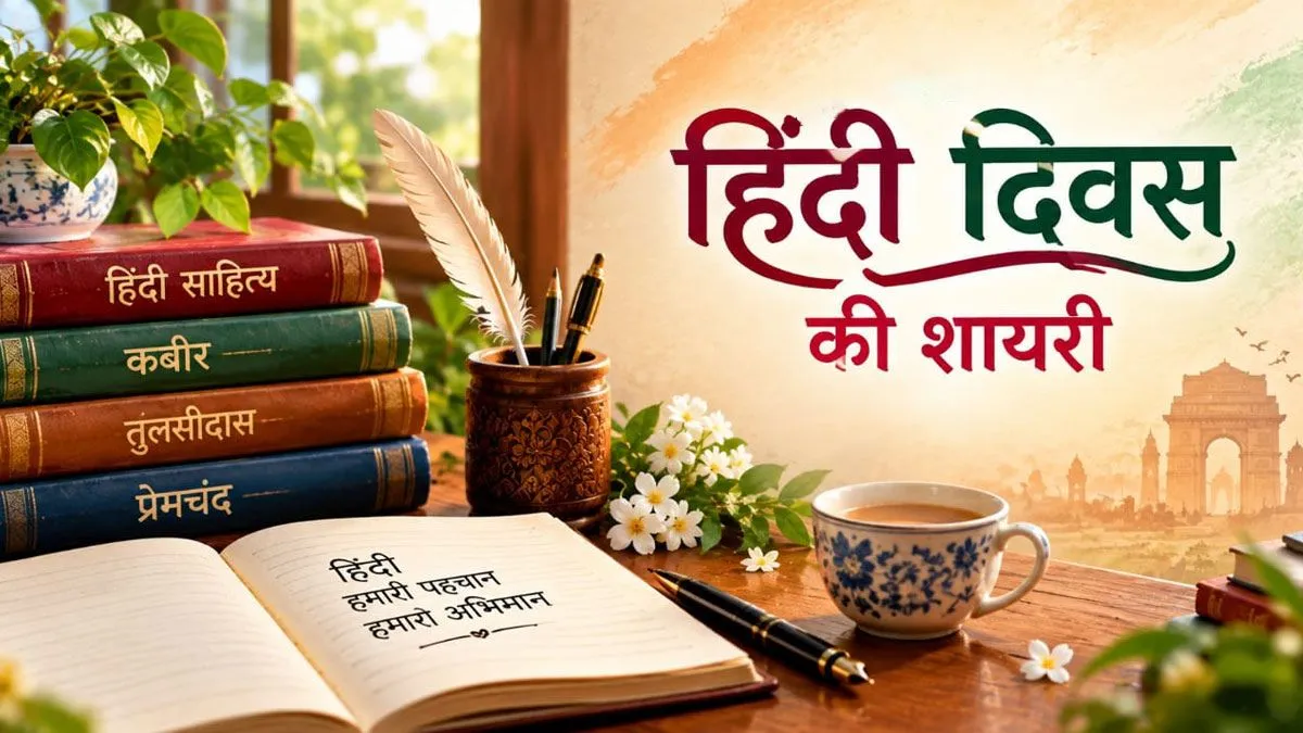 hindi diwas shayari 2026