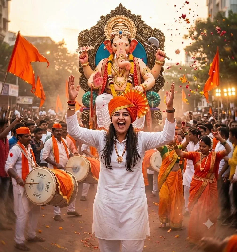 Ganesh Chaturthi AI Image Prompt