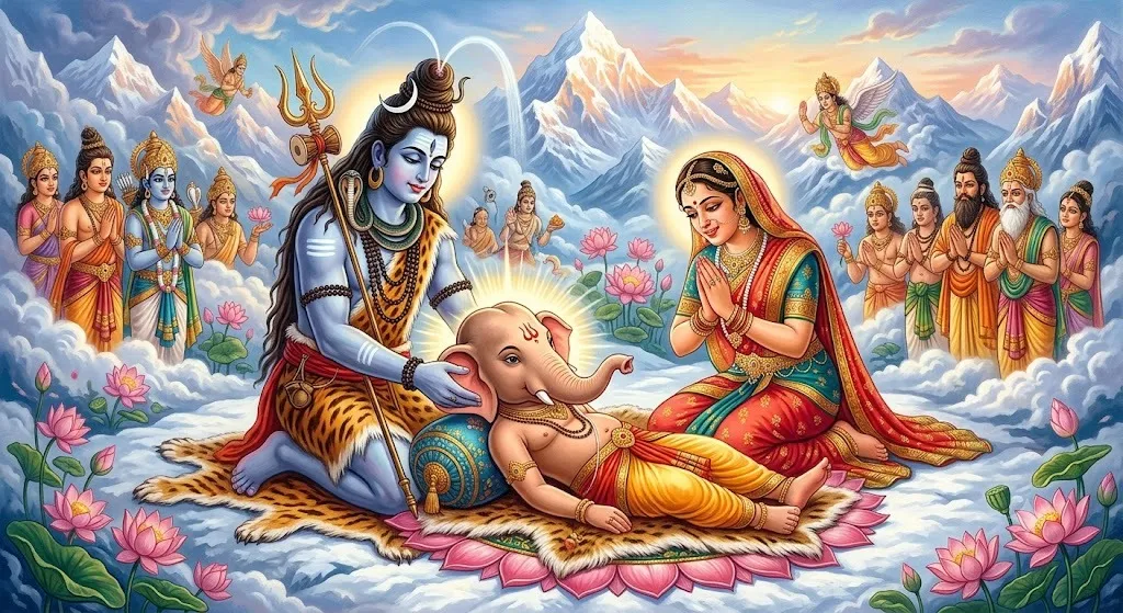 bhagwan shiv and ganesh