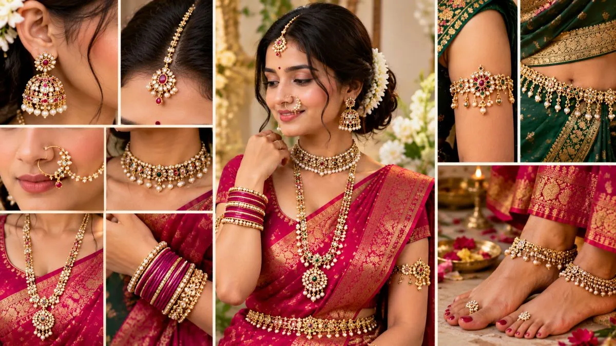 hartalika teej 2026 saree look with jewellery
