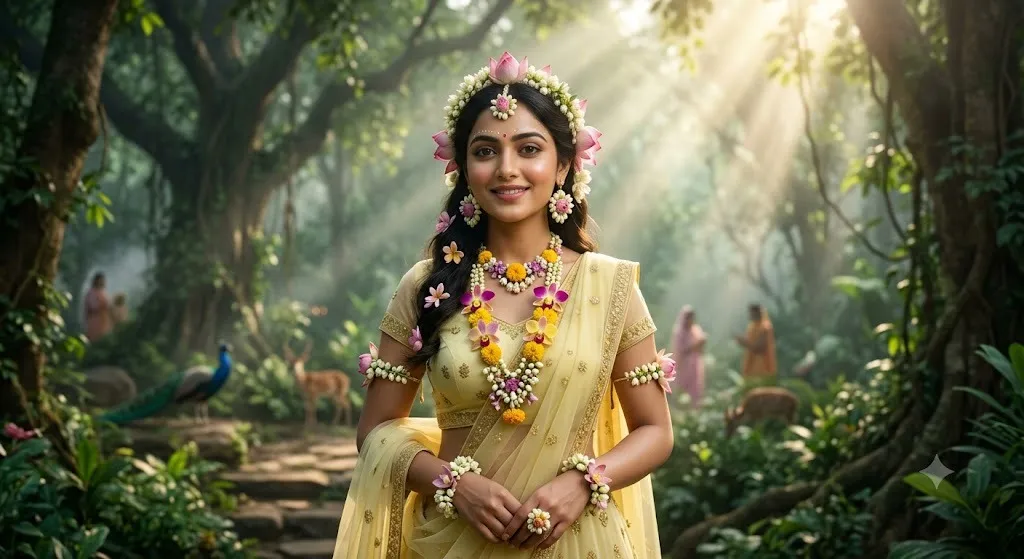 Radha Rani Look Creat AI Prompt