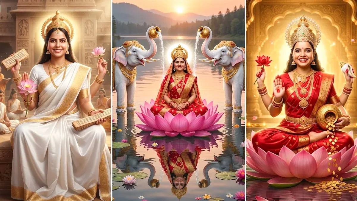 AI prompts for Lakshmi idol