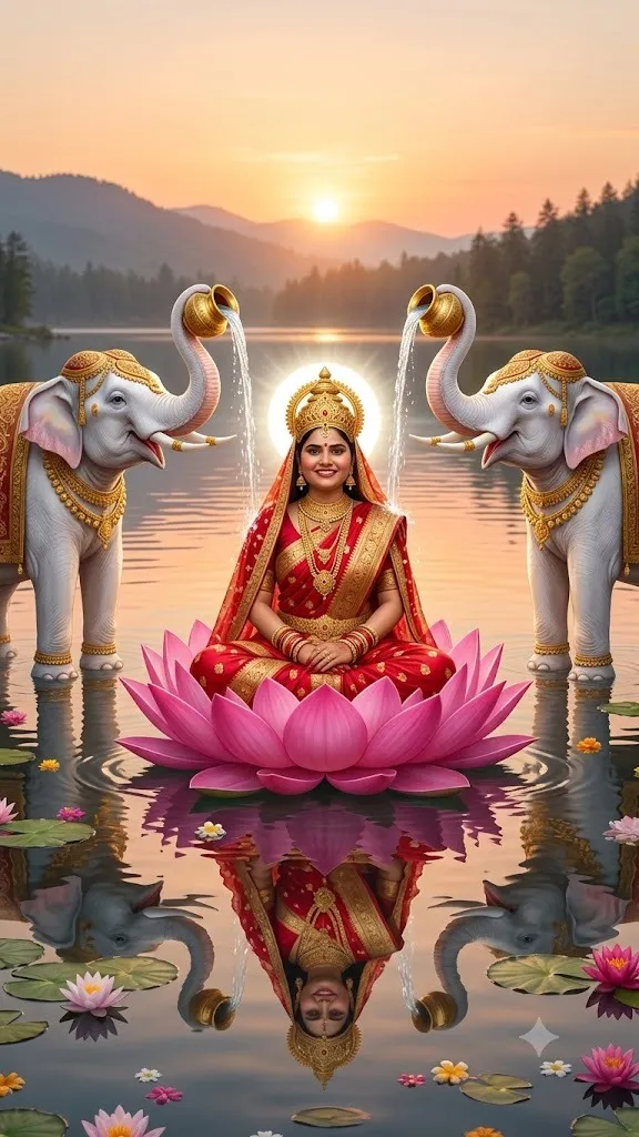 Maa Lakshmi AI Prompt Image