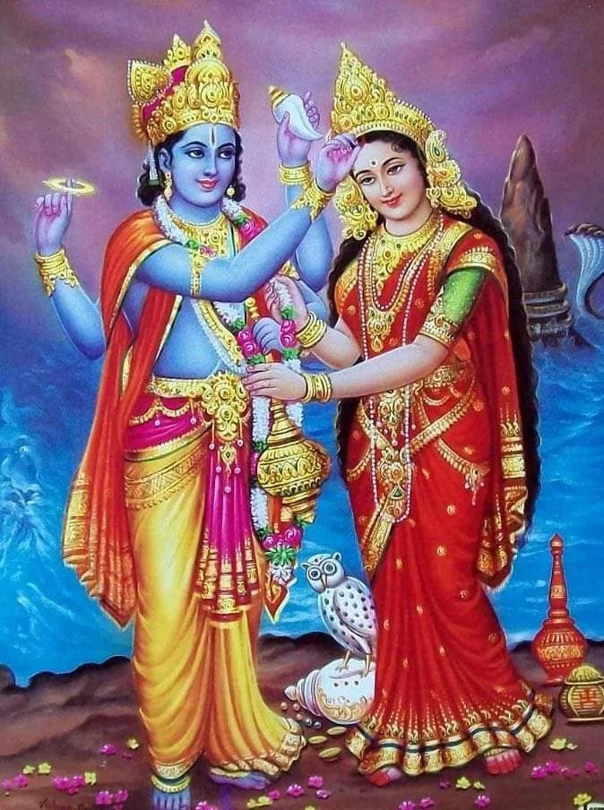 maa lakshmi ka janm aur vivah