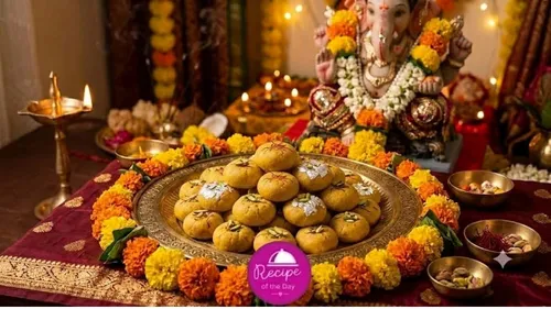 Ganesh Utsav 2026 के सातवें द‍िन बनाएं मखाना-केसर पेड़ा का भोग, प्रसन्‍न हो जाएंगे बप्‍पा