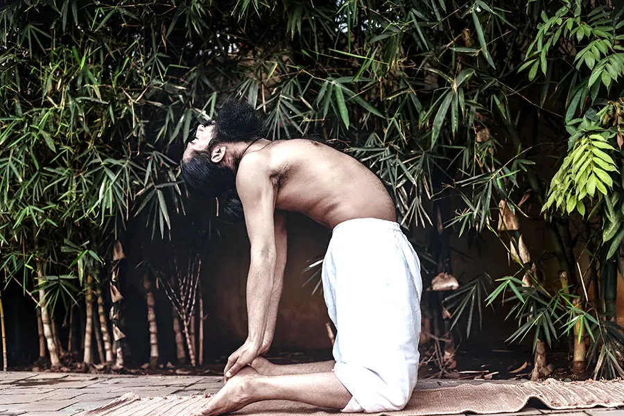 Camel Pose for pcos