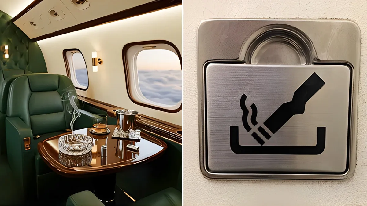 flight ashtray
