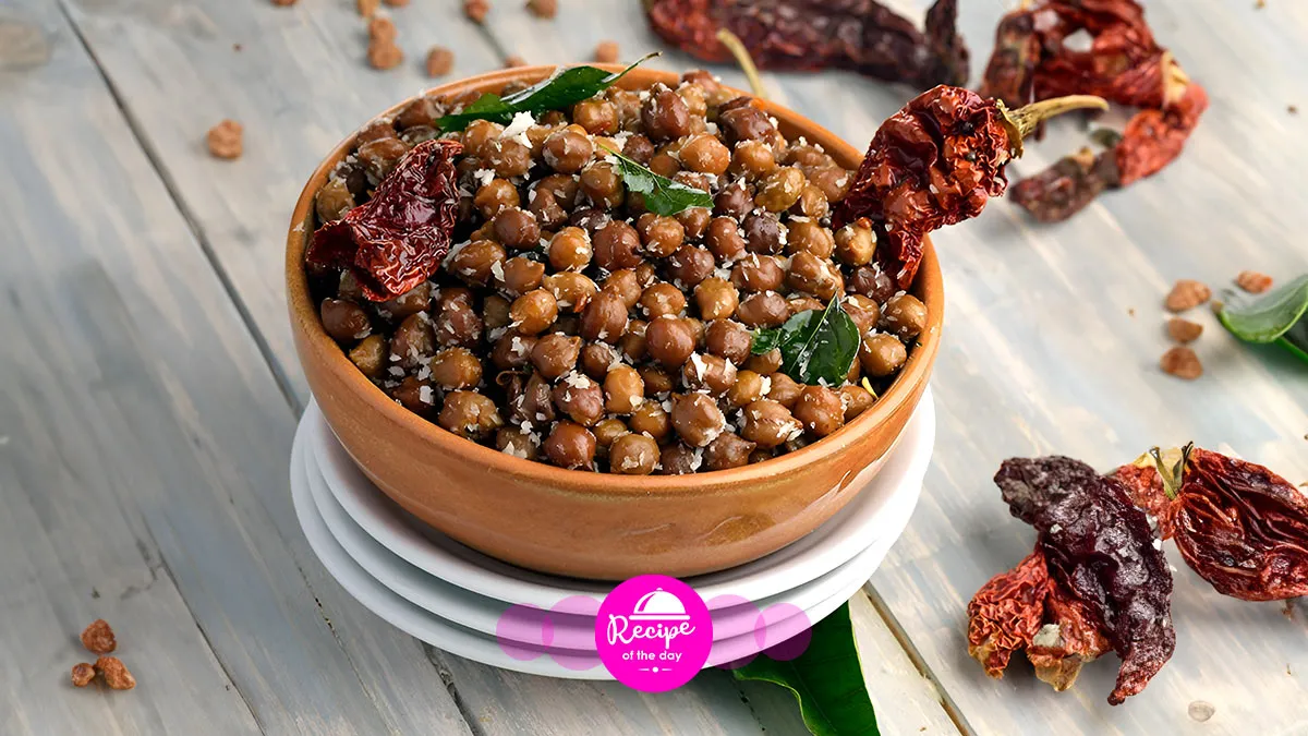 Easy Kala Chana Sundal Recipe