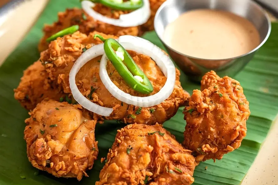 Homemade pakoras crispy tips
