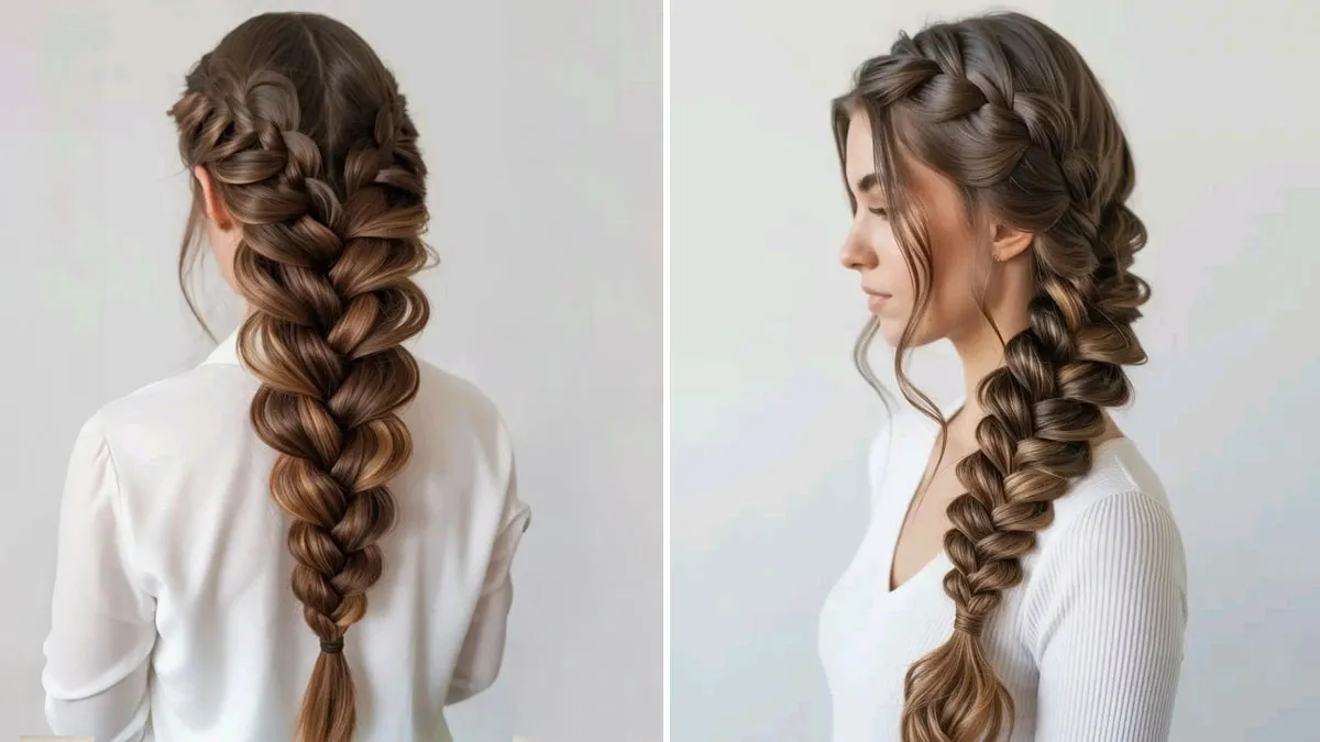 How to make braids thicker