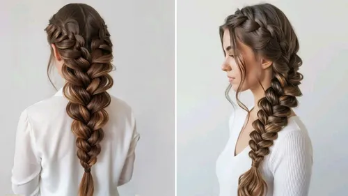 How to make braids thicker