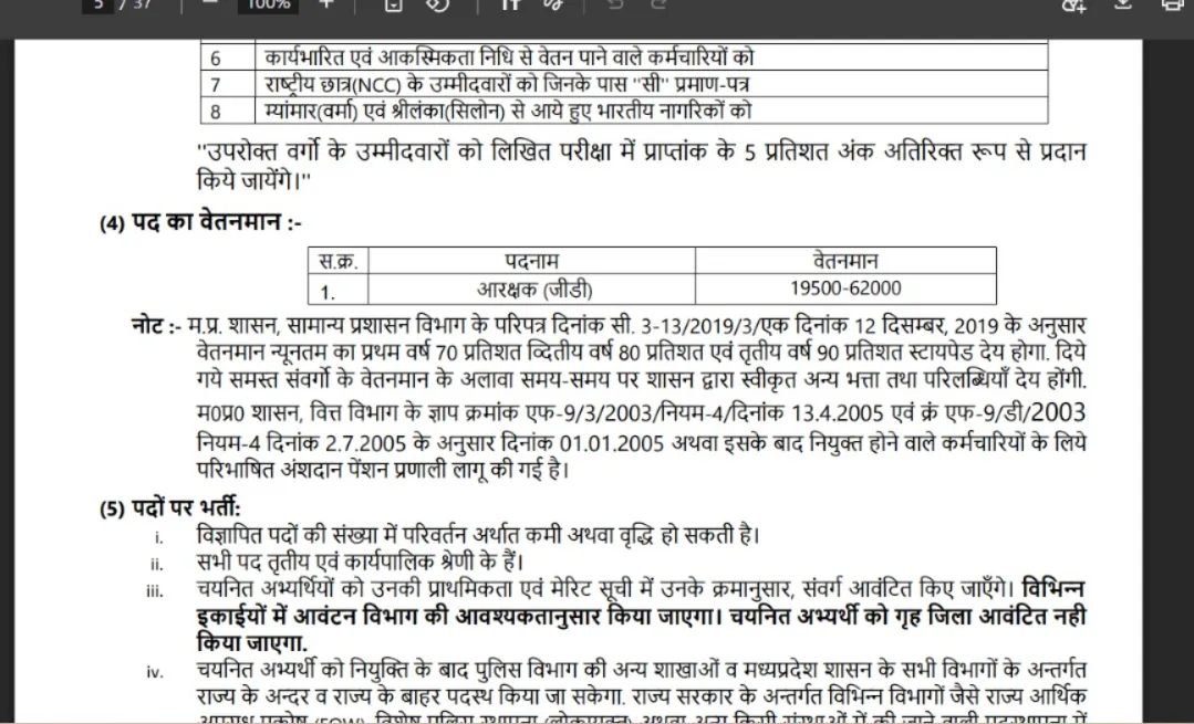 mp police 2026 salary