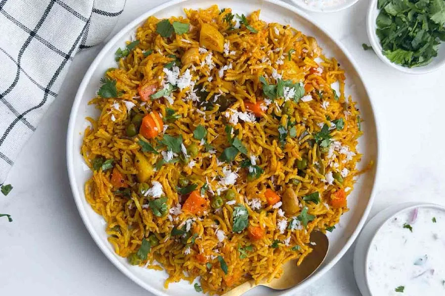 traditional Maharashtrian rice dish