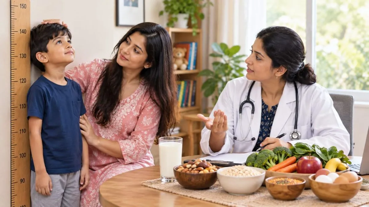 why height does not increase even after a healthy diet