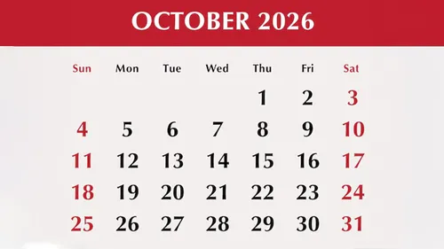 October Festival List 2026