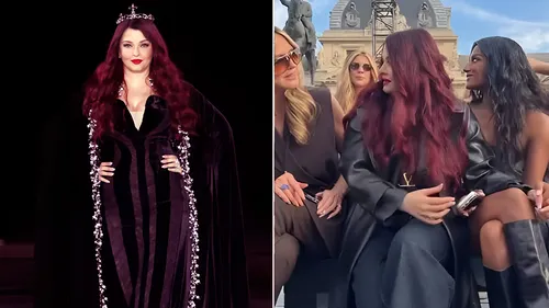 aishwarya rai and simone ashley at paris fashion week