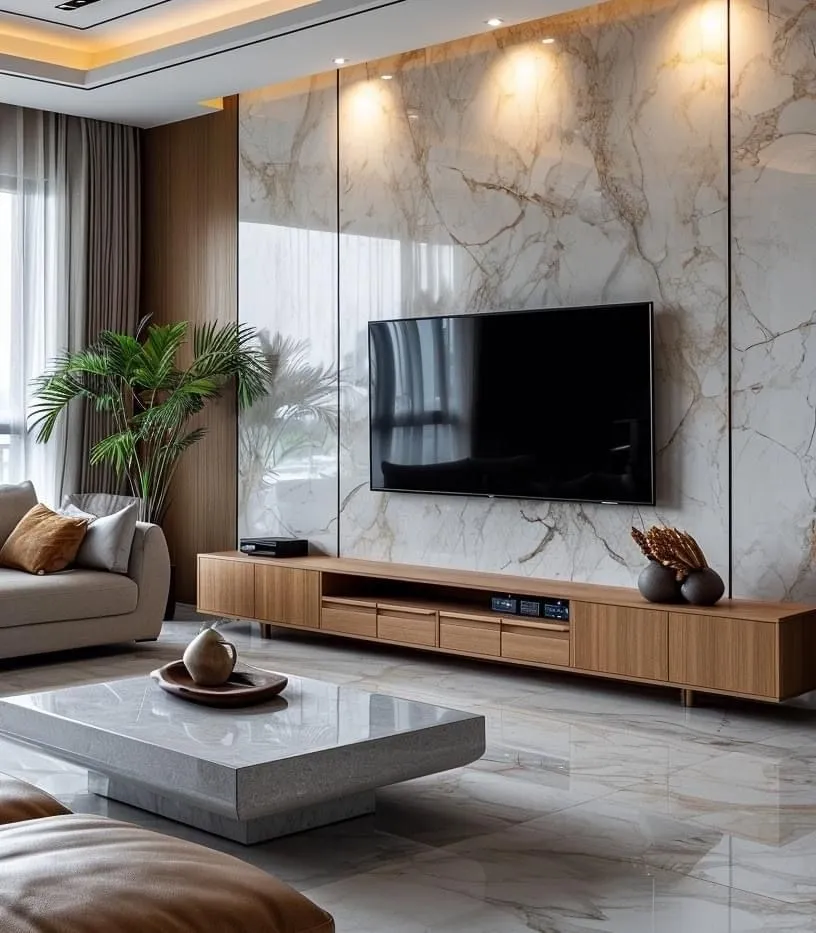 Marble wall panel