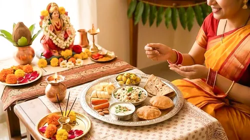 Mahalakshmi Vrat breaking fast