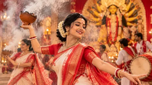 dhunuchi dance history