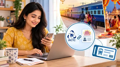 aadhaar link with irctc account to get extra booking