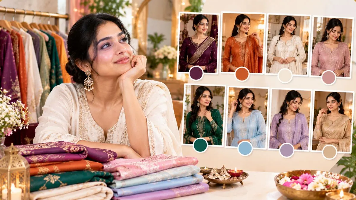 replace traditional festive shades with these trendy colour options