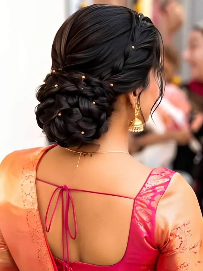 Pinterest messy bun ghungroo