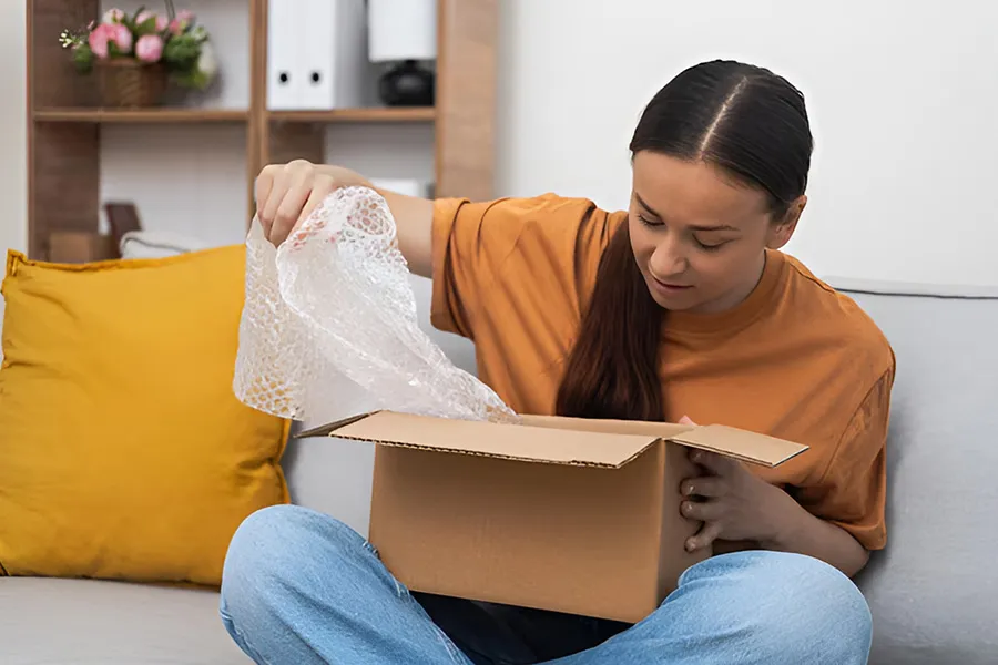 magnific online shopping packaging