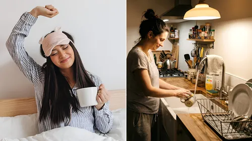 evening habits or rituals for morning (magnific)
