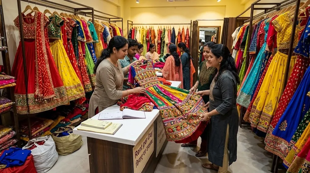 Buy Chaniya Choli vs rent