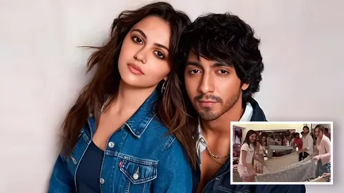 aneet padda attends ahaan panday sister alanna baby shower video viral dating rumours sparks again
