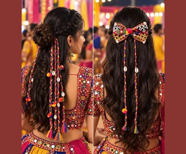 hairstyles for dandiya night (1)