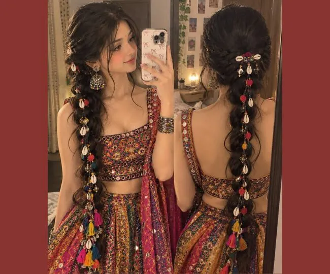 hairstyles for dandiya night