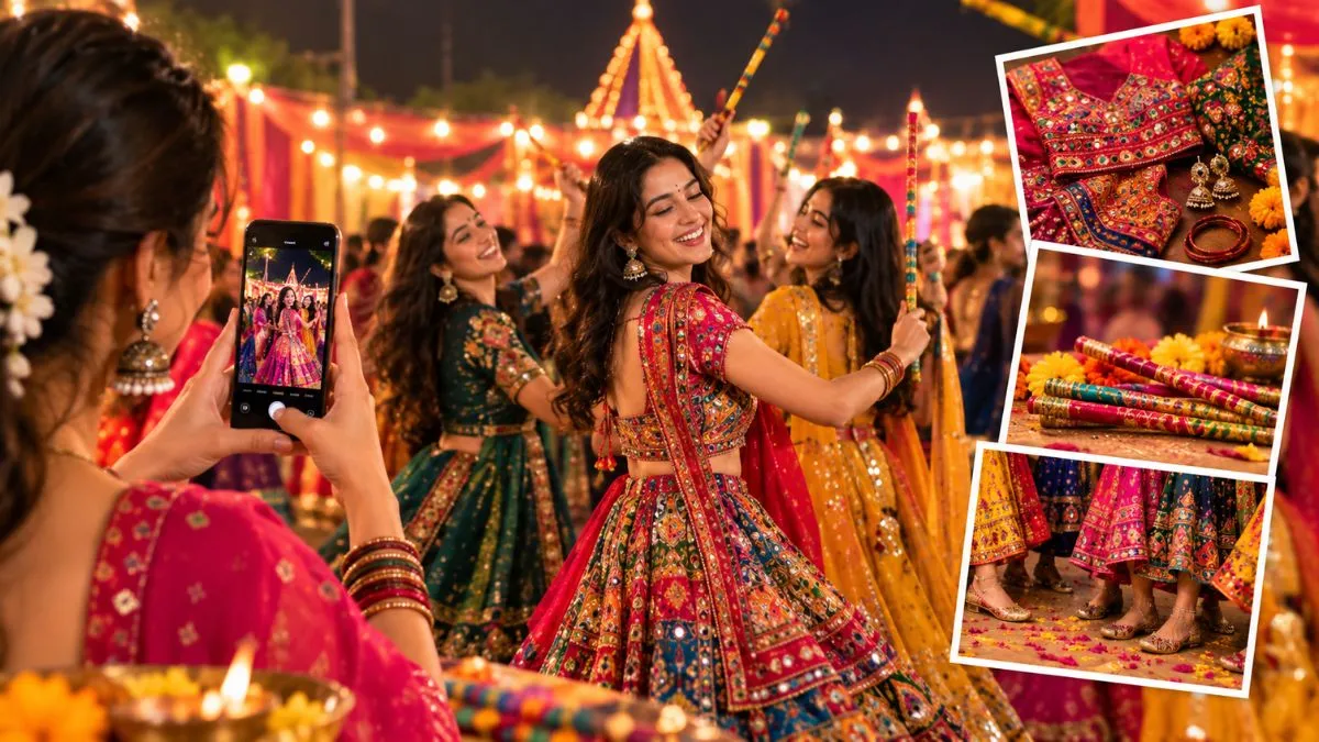 navratri 2026 instagram captions for garba and dandiya nights photos (1)